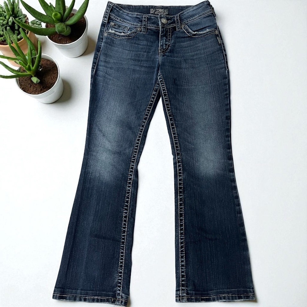 Silver Jeans Co. Suki Surplus Bootcut Jeans Dark Wash Women's Size 28